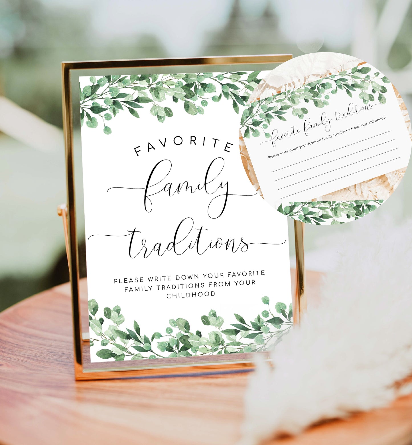 Everly | Printable Family Tradition Game Template