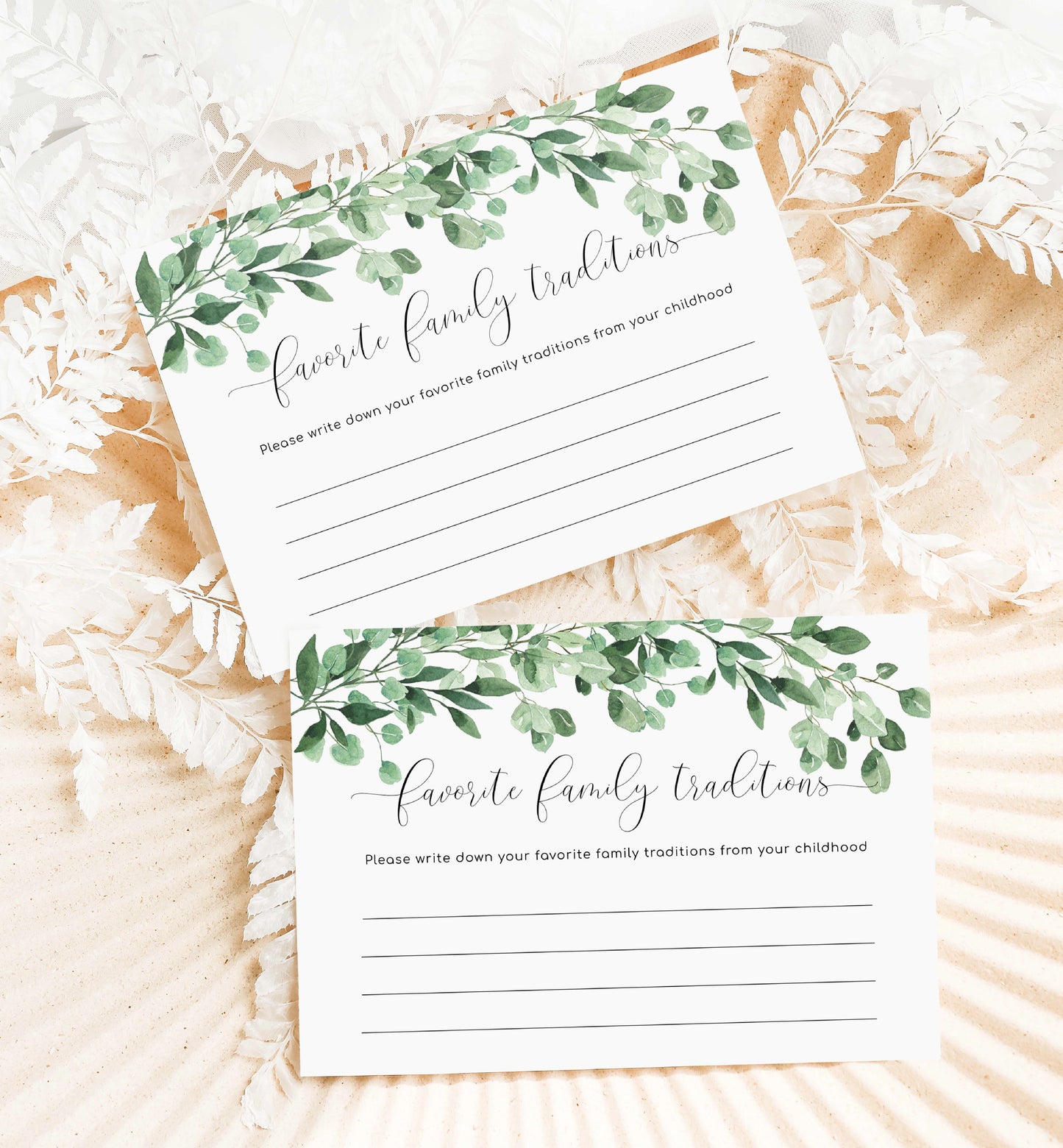 Everly | Printable Family Tradition Game Template