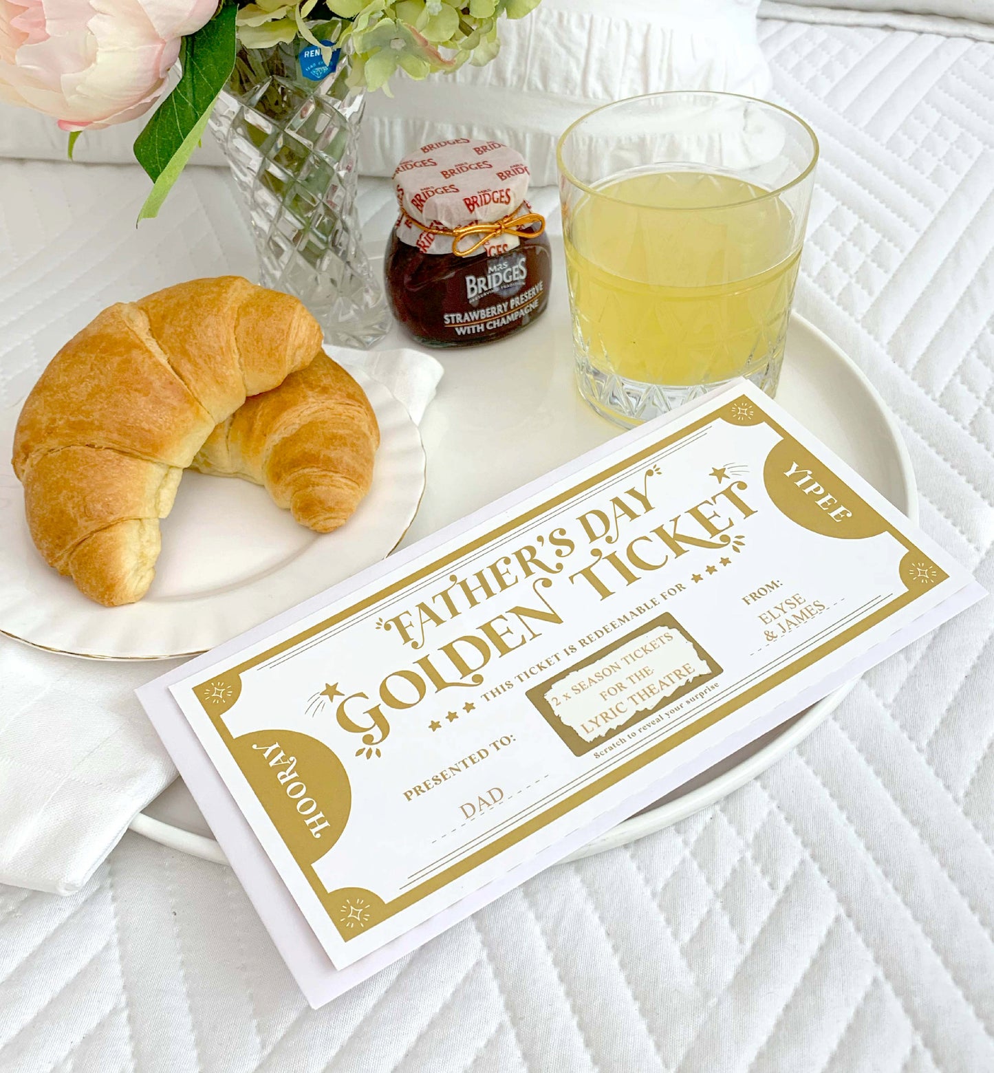 Golden Ticket Gold | Scratch-off Father's Day Gift Voucher