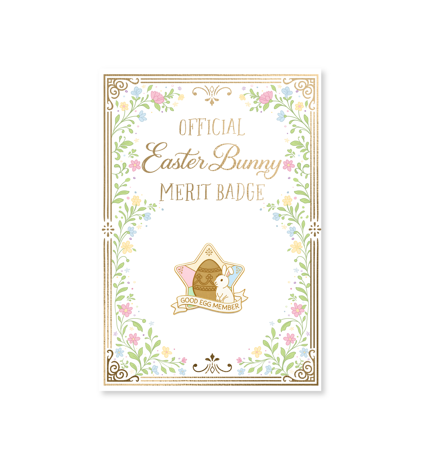 Good Egg Member Easter Merit Badge Enamel Pin