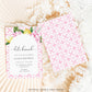The Med Arch Pink Lemons | Printable Brunch Birthday Invitation Template