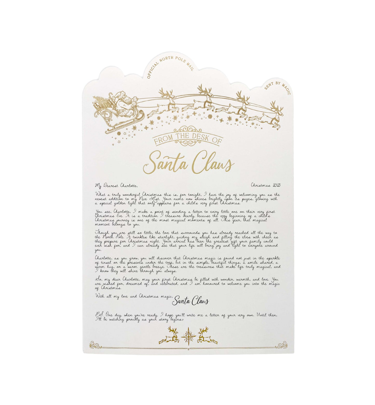 Personalised Letter From Santa Claus