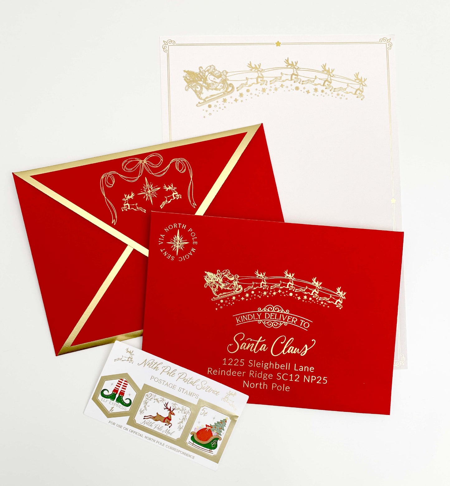 Letter To Santa Claus Writing Kit
