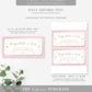 Paintly Pink Gold | Printable Mother's Day HigH Tea Gift Voucher Template