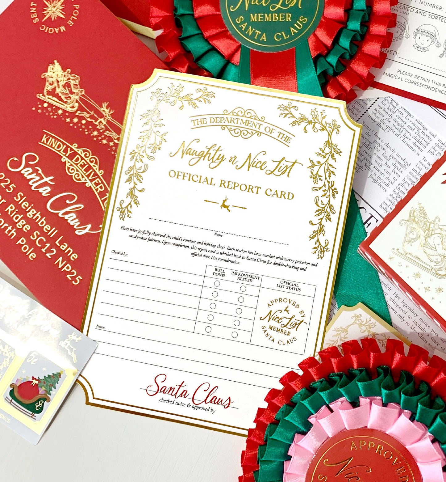 Santa's Workshop Report Card