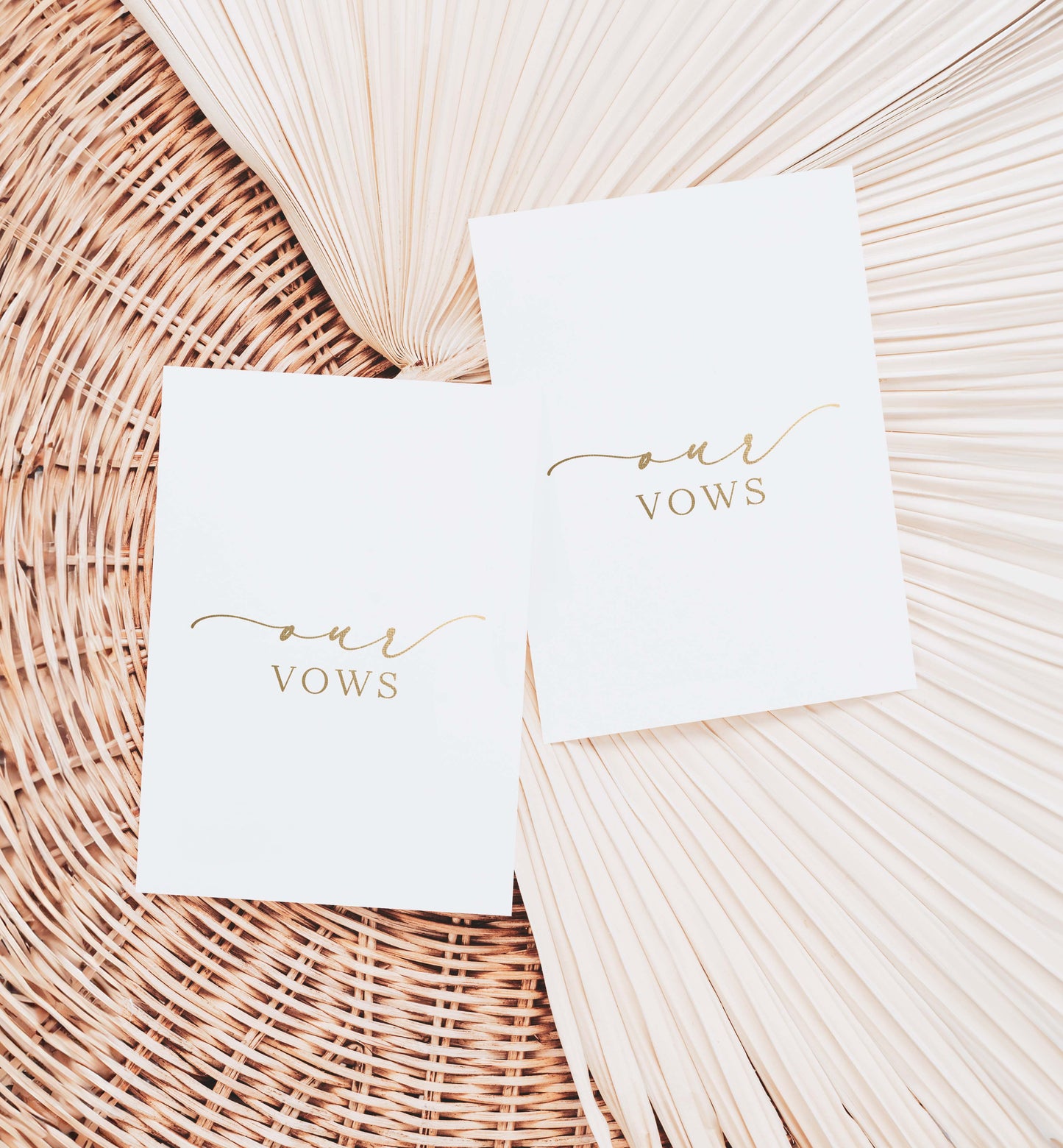 Ellesmere Gold Foil | Our Vows Book