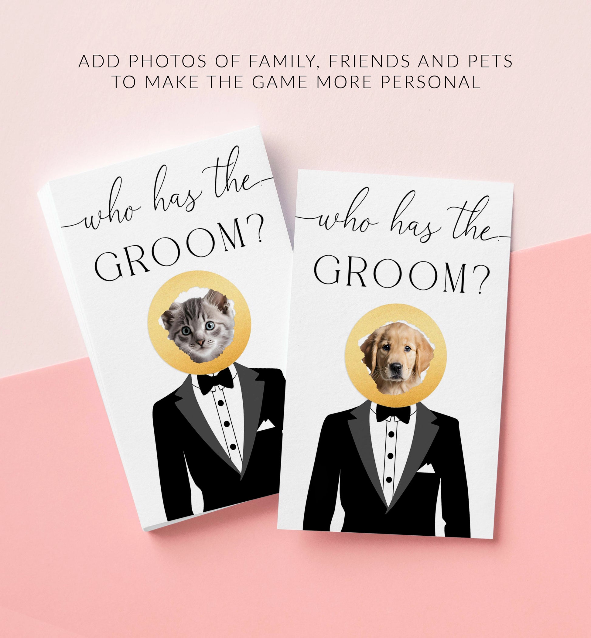 Celebrity Who Has The Groom Printable Bridal Shower Game, Scratch-off Find The Groom Game, Minimalist Bridal Shower, Couples Shower, Quinn