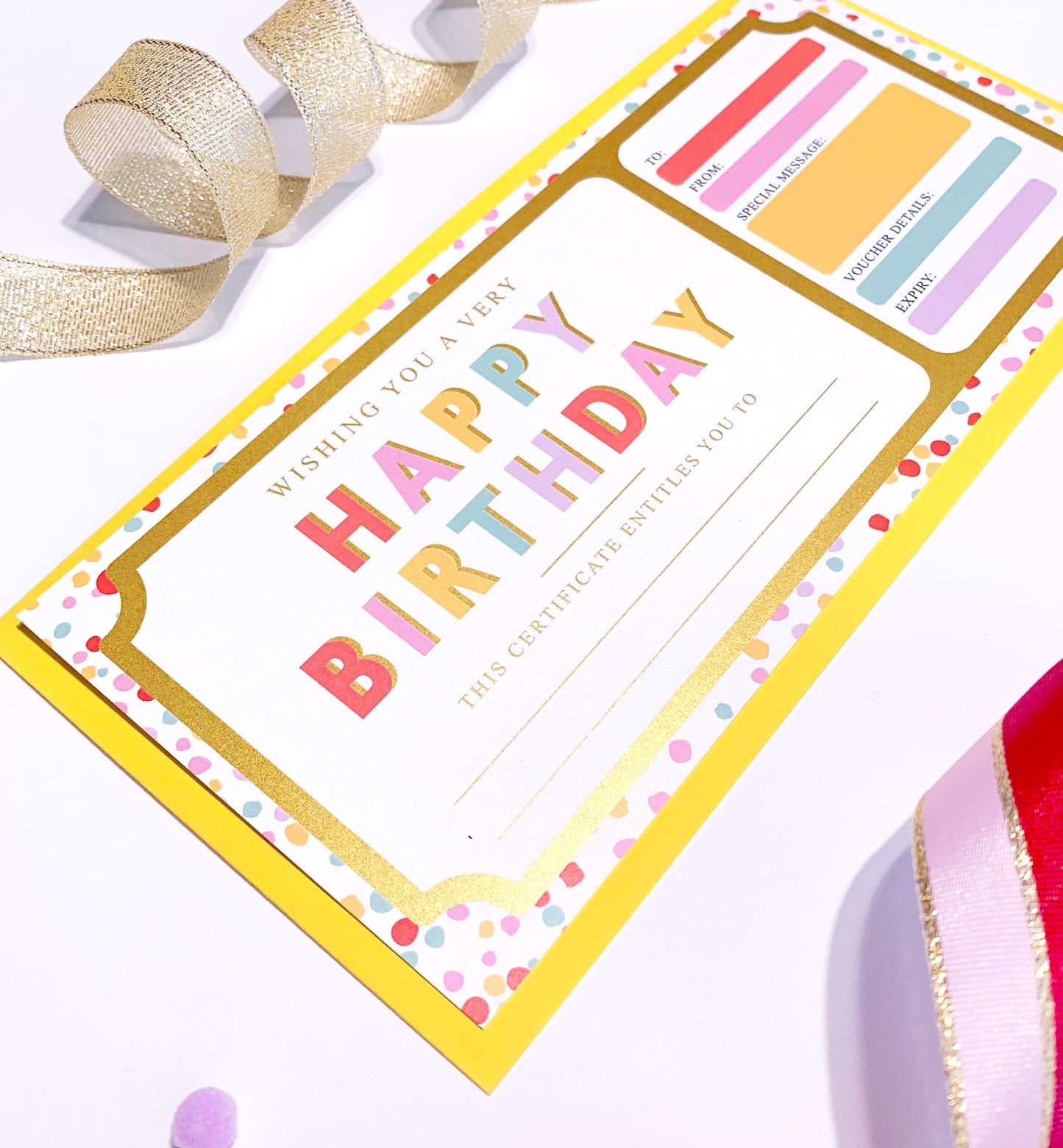 Dot Multi | Birthday Gift Voucher