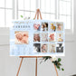 Watercolour Blue | Printable First Year Photo Timeline Sign Template