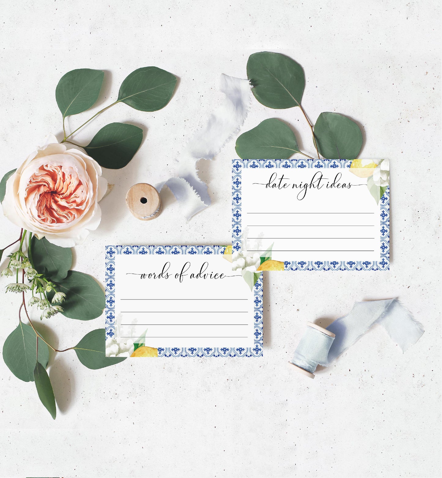 The Med Lemons | Printable Bridal Shower Games Bundle - Black Bow Studio