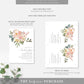Cambridge Floral Multi | Printable Bridal Shower Invitation Suite Template - Black Bow Studio