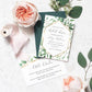 Everly Greenery | Printable Bridal Shower Invitation Suite Template
