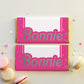Barbie Party Hot Pink Silver | Printable Chocolate Bar Favour Wrappers Template