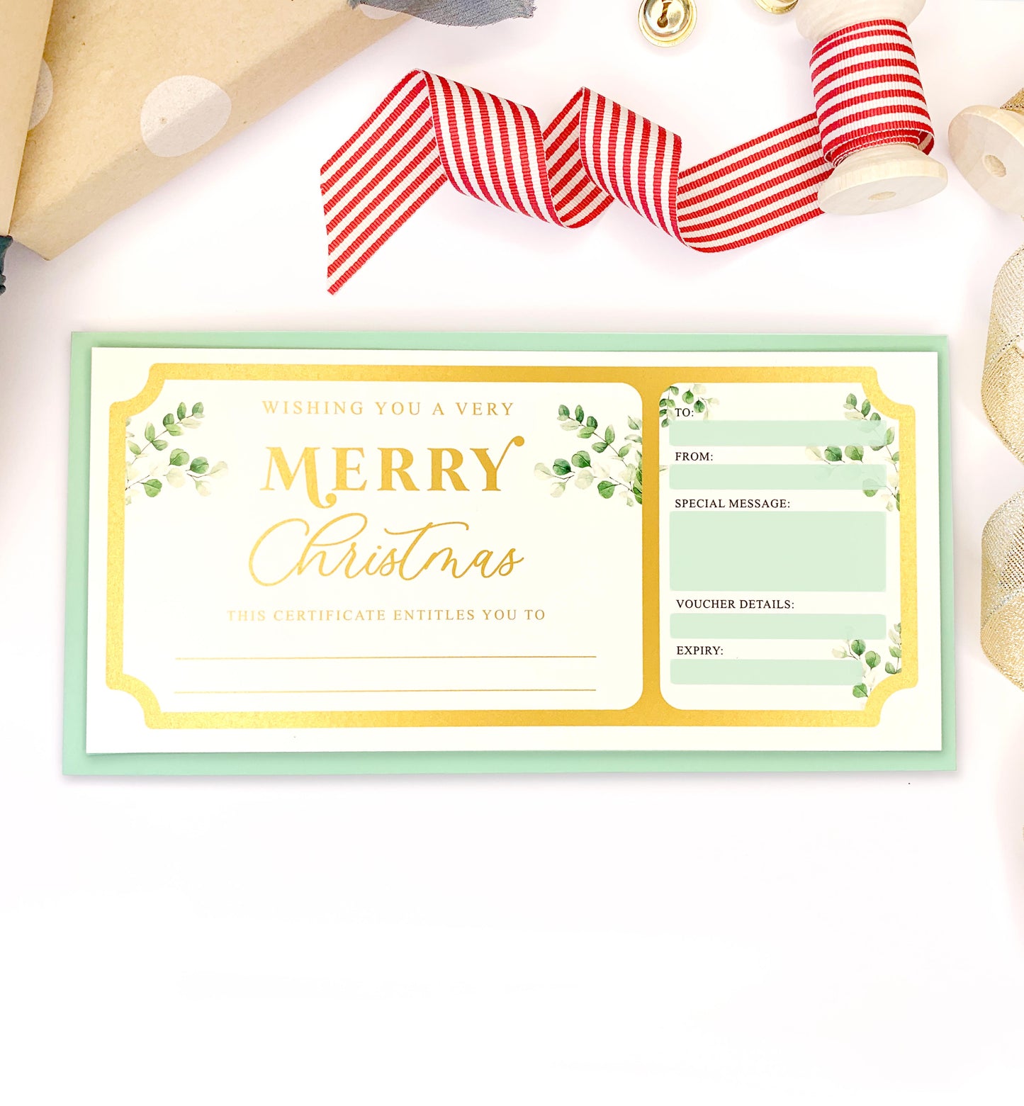 Ferras Greenery Gold | Christmas Gift Voucher