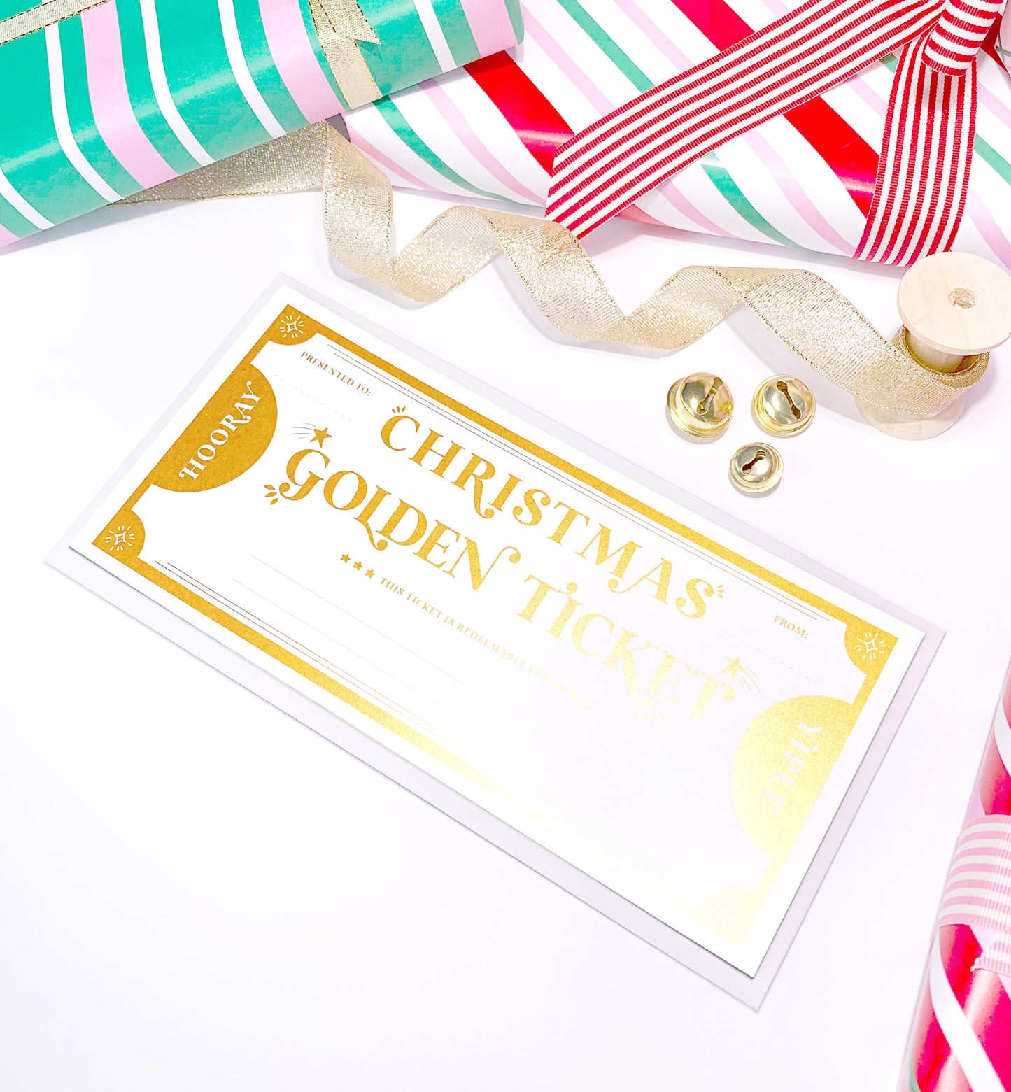 Golden Ticket Gold | Christmas Gift Voucher