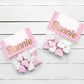 Barbie Party Pink Gold | Printable Favour Treat Bag Topper Template - Black Bow Studio