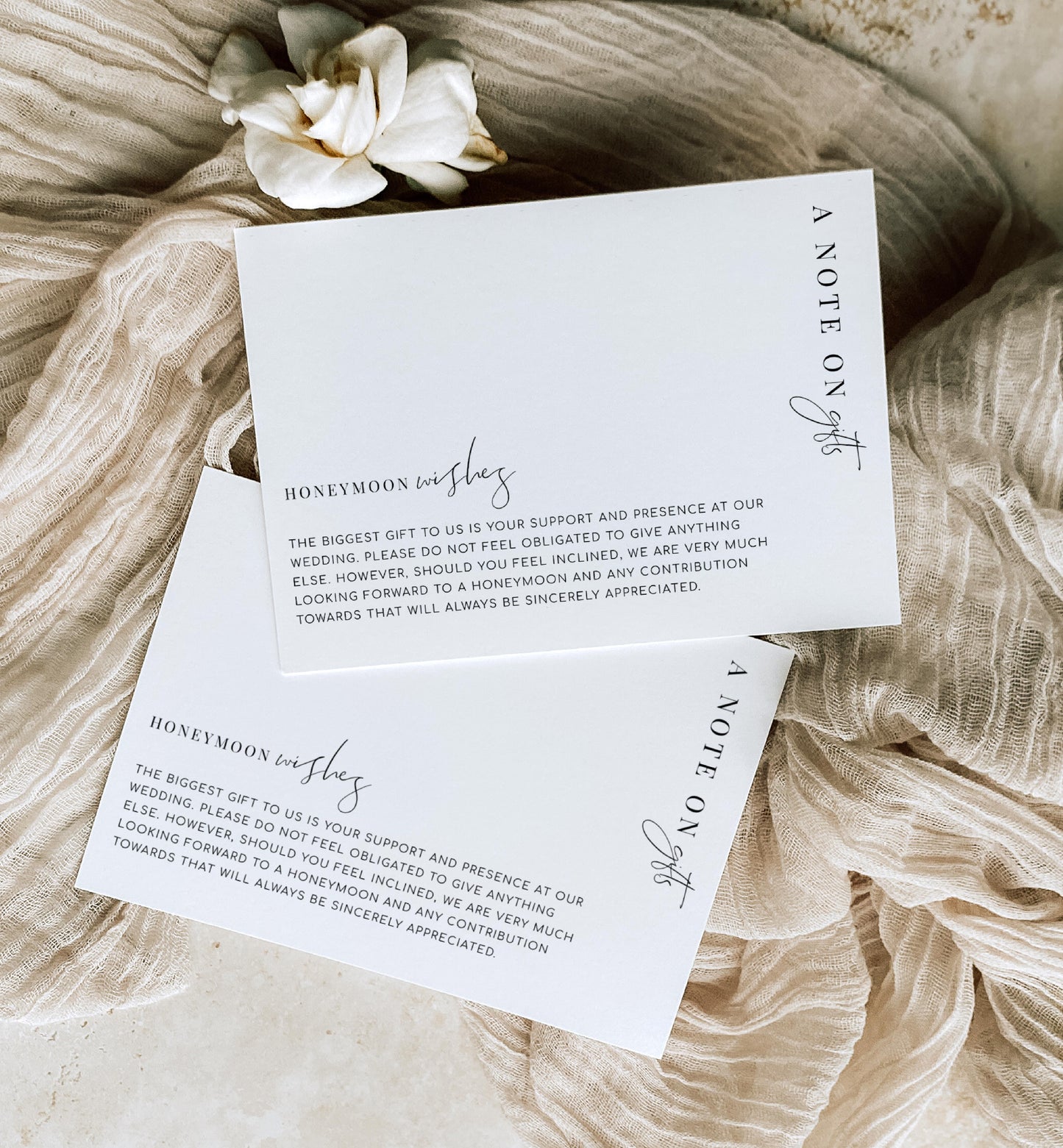 Estelle White | Printable Honeymoon Wishes Card