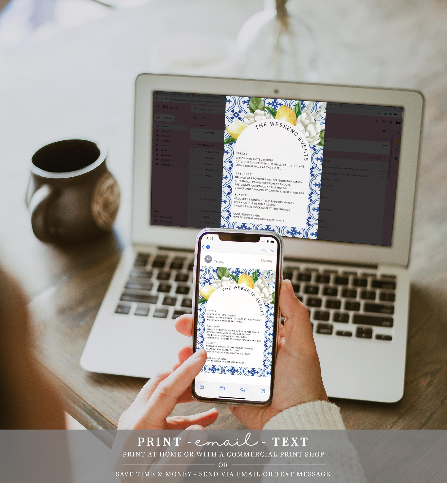The Med Arch Lemons | Printable Itinerary Template
