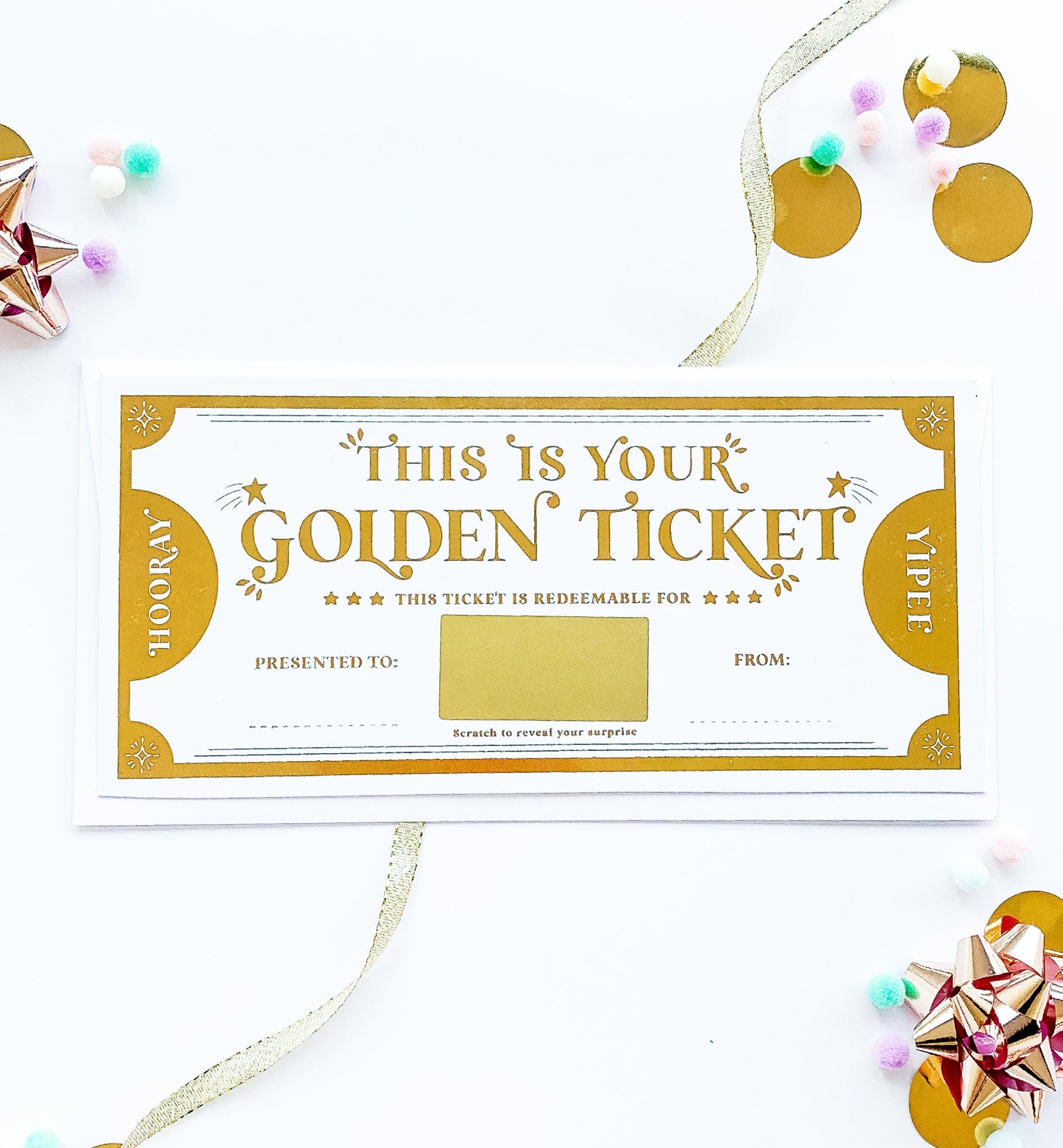 Golden Ticket Gold | Scratch-off Gift Voucher