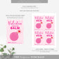 Sunray Pink | Printable Valentine's Day Lip Balm Card Template