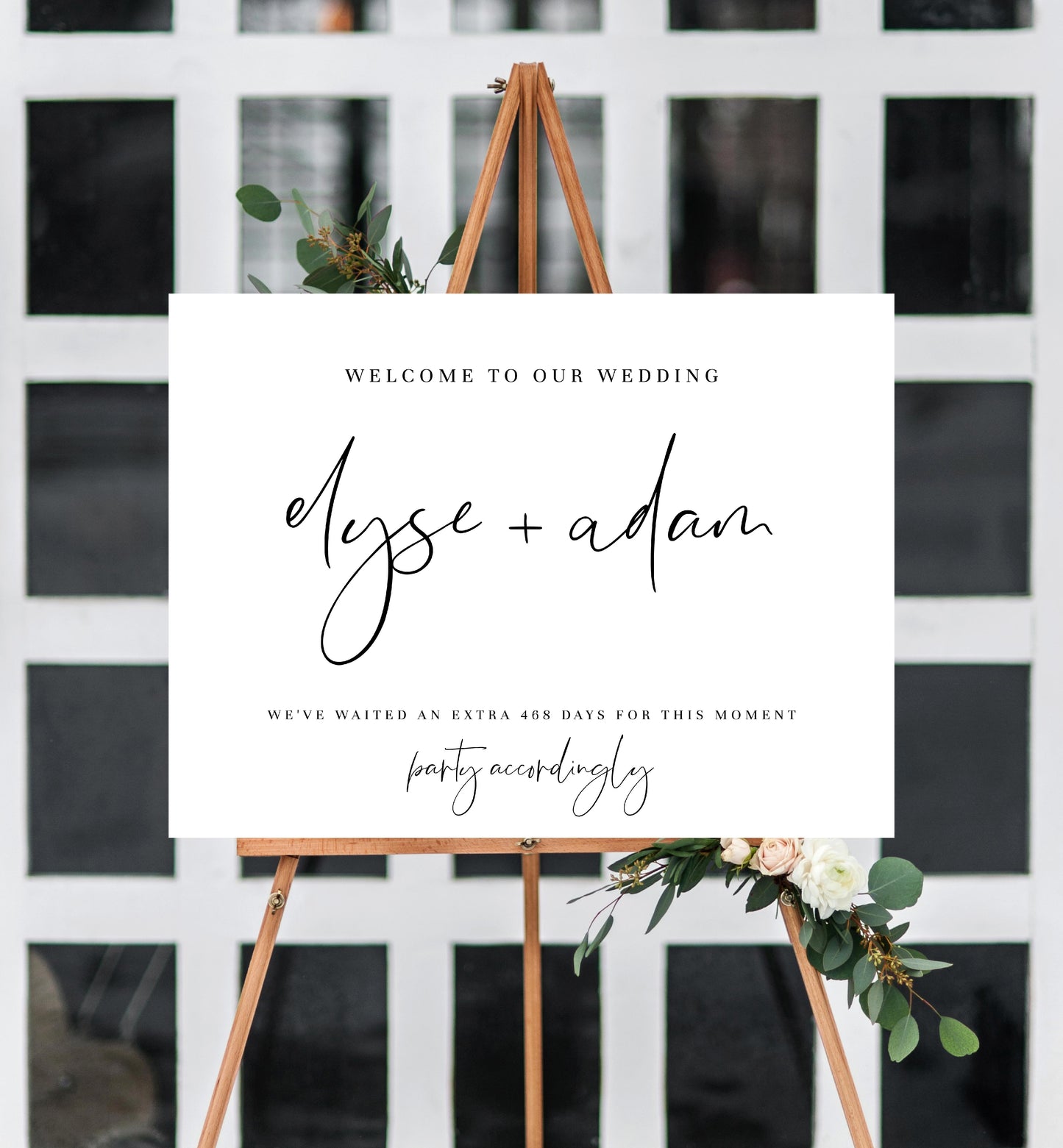 Gigi Script | Printable Welcome Sign