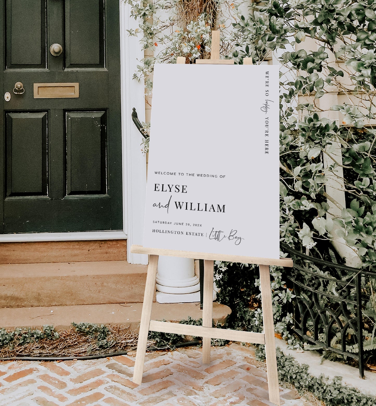 Estelle White | Printable Welcome Sign