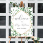 Everly Greenery | Printable Welcome Sign Template