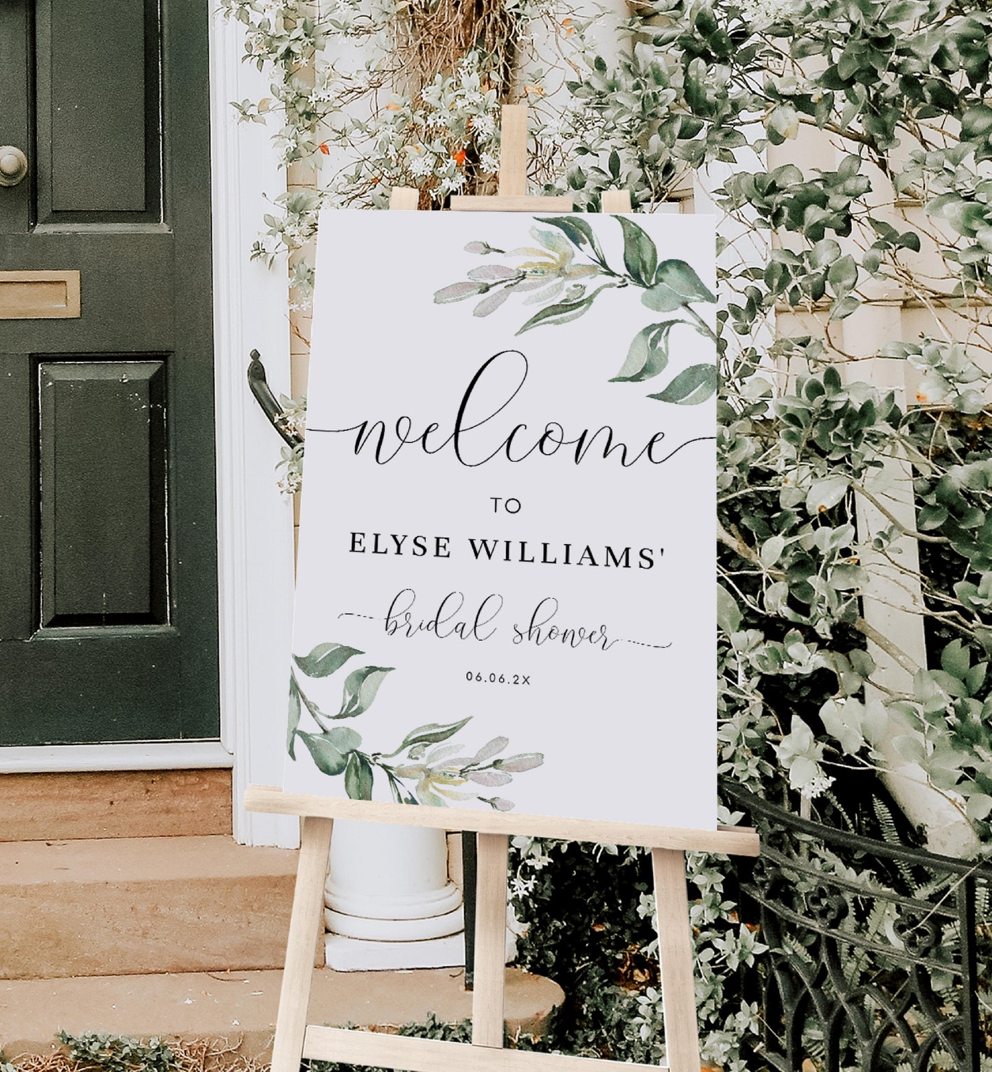 Muted Greenery | Printable Welcome Sign