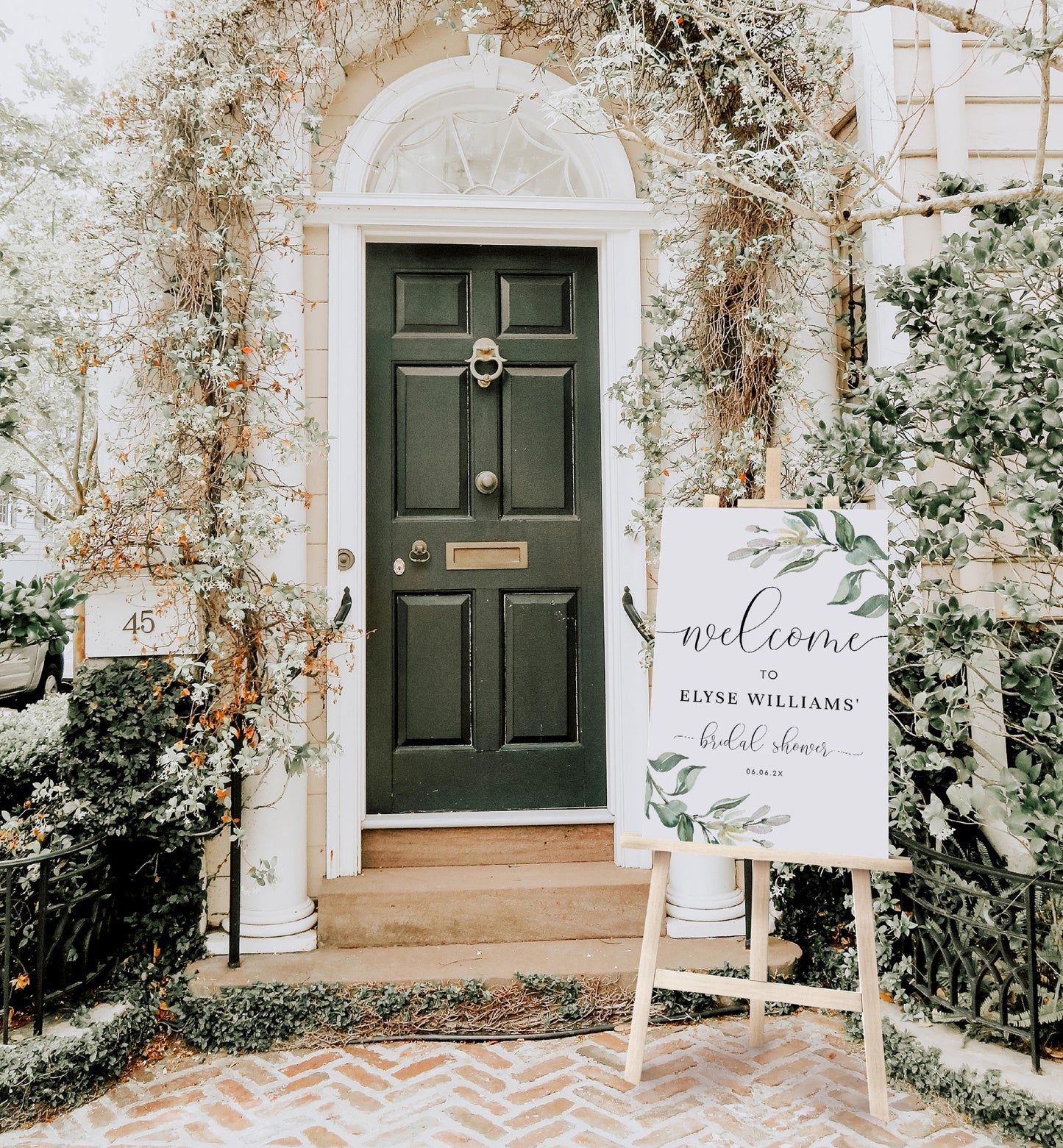 Muted Greenery | Printable Welcome Sign