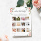 Darcy Floral Pink | Printable Guess The Baby Photo Baby Shower Game Template