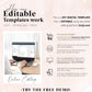Ellesmere White | Printable Monogram Wedding Invitation Suite Template