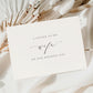 A Letter To My Wife, A Letter My Husband On Our Wedding Day Card, Minimalist Husband and Wife Card, Off White Ivory, Ellesmere