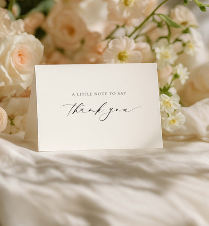Ellesmere Ivory | A Little Note The Say Thank You Greeting Card