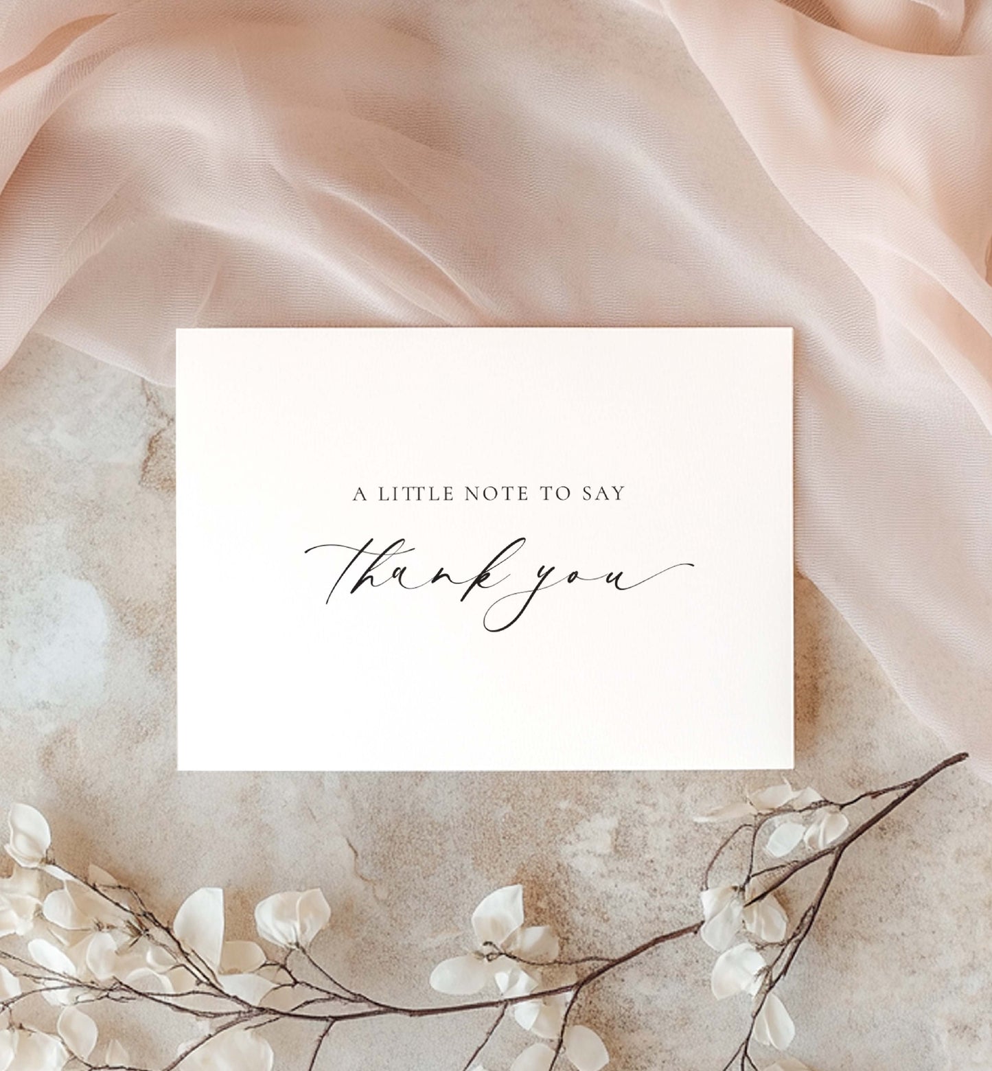 Ellesmere Ivory | A Little Note The Say Thank You Greeting Card