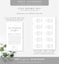 Ellesmere White | Printable Jordan Almonds Favour Tag Template – Black ...