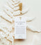 Ellesmere White | Printable Jordan Almonds Favour Tag Template – Black ...