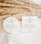 Ellesmere White | Printable Jordan Almonds Favour Tag Template – Black ...