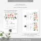 Darcy Floral Pink | Printable Audio Guestbook Sign Template