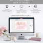 Watercolour Pink | Printable Baby Brunch Shower Invitation Suite