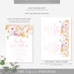 Millie Floral White | Printable Baby Shower Invitation Template