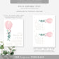 Darlington Pink | Printable Baby Shower By Mail Invitation Template
