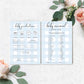 Gingham Blue | Printable Baby Shower Games Bundle Template