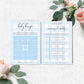 Gingham Blue | Printable Baby Shower Games Bundle Template