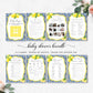 Positano Lemons | Printable Baby Shower Games Bundle Template