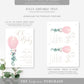 Darlington Pink | Printable Oh Baby Shower Invitation Suite Template