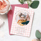 Gingham Pink | Printable Birthday Photo Invitation Template