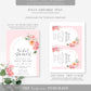 Piper Floral Pink | Printable Bridal Shower Invitation Template
