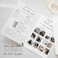 Bridal Shower Menu and Games Booklet, Printable Minimalist Bridal Shower Game and Menu, Baby Photo Game, Couples Shower Game, Quinn