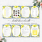 Positano Lemons | Printable Bridal Shower Games Bundle Template