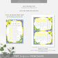 Positano Lemons | Printable Bridal Shower Games Bundle Template
